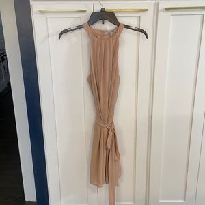 Cream/Blush high neck dress. Never worn.